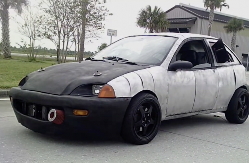 This 12-Cylinder Geo Metro Is…